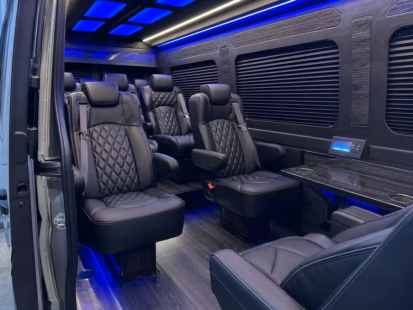 sprinter van transportation for groups and events across woodland