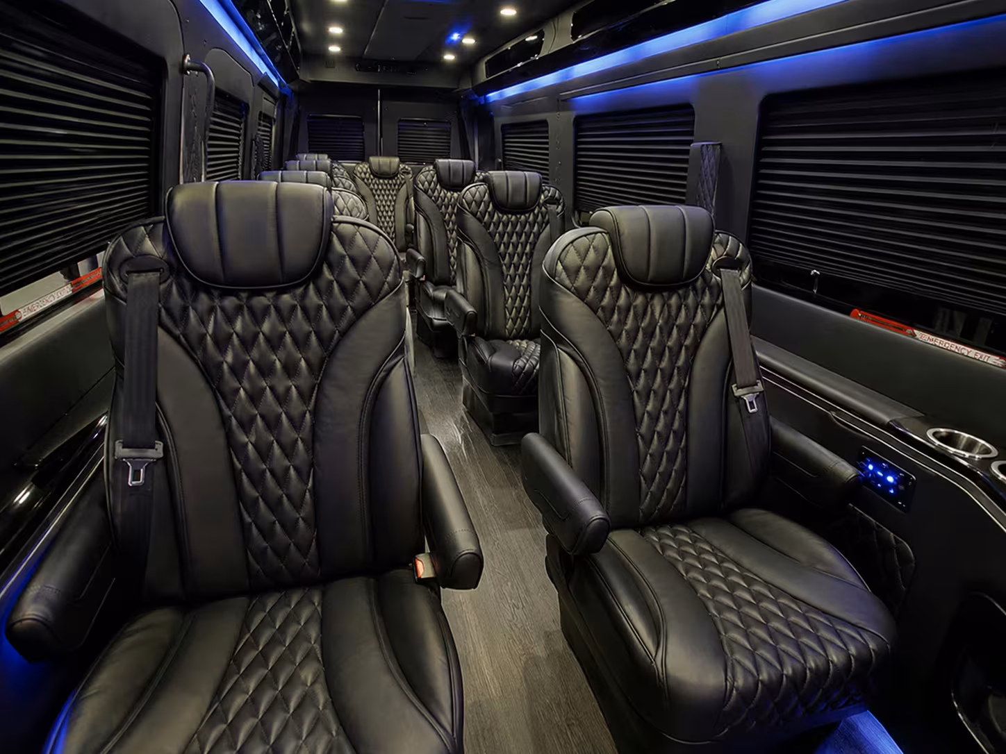 sprinter van with driver inside
