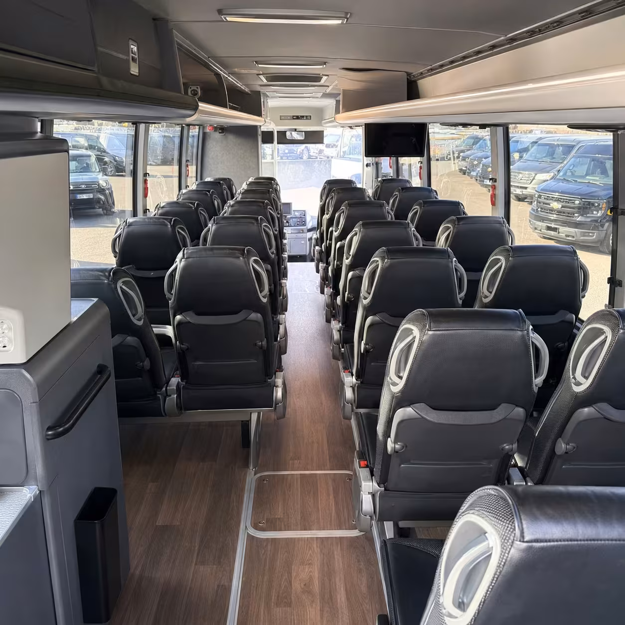 woodland charter bus interior gallery