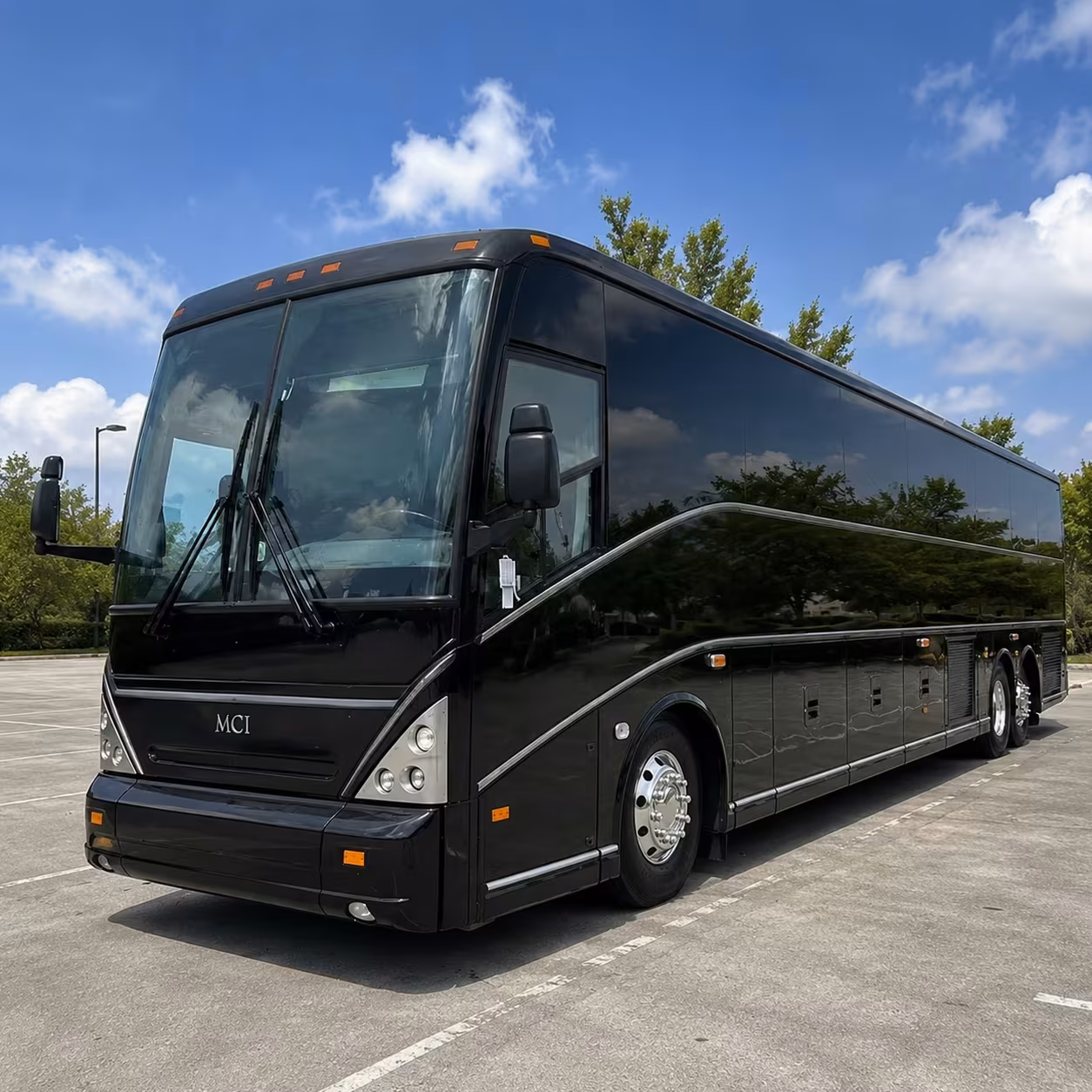 woodland charter bus rental