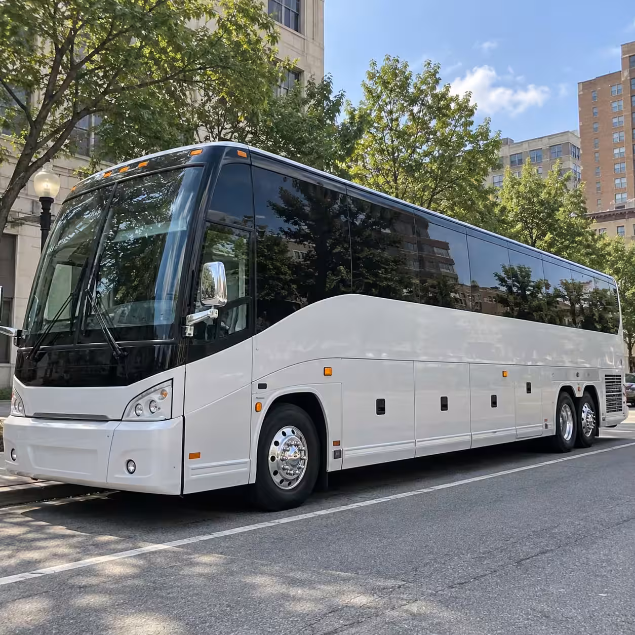 woodland charter bus rentals for school prom groups